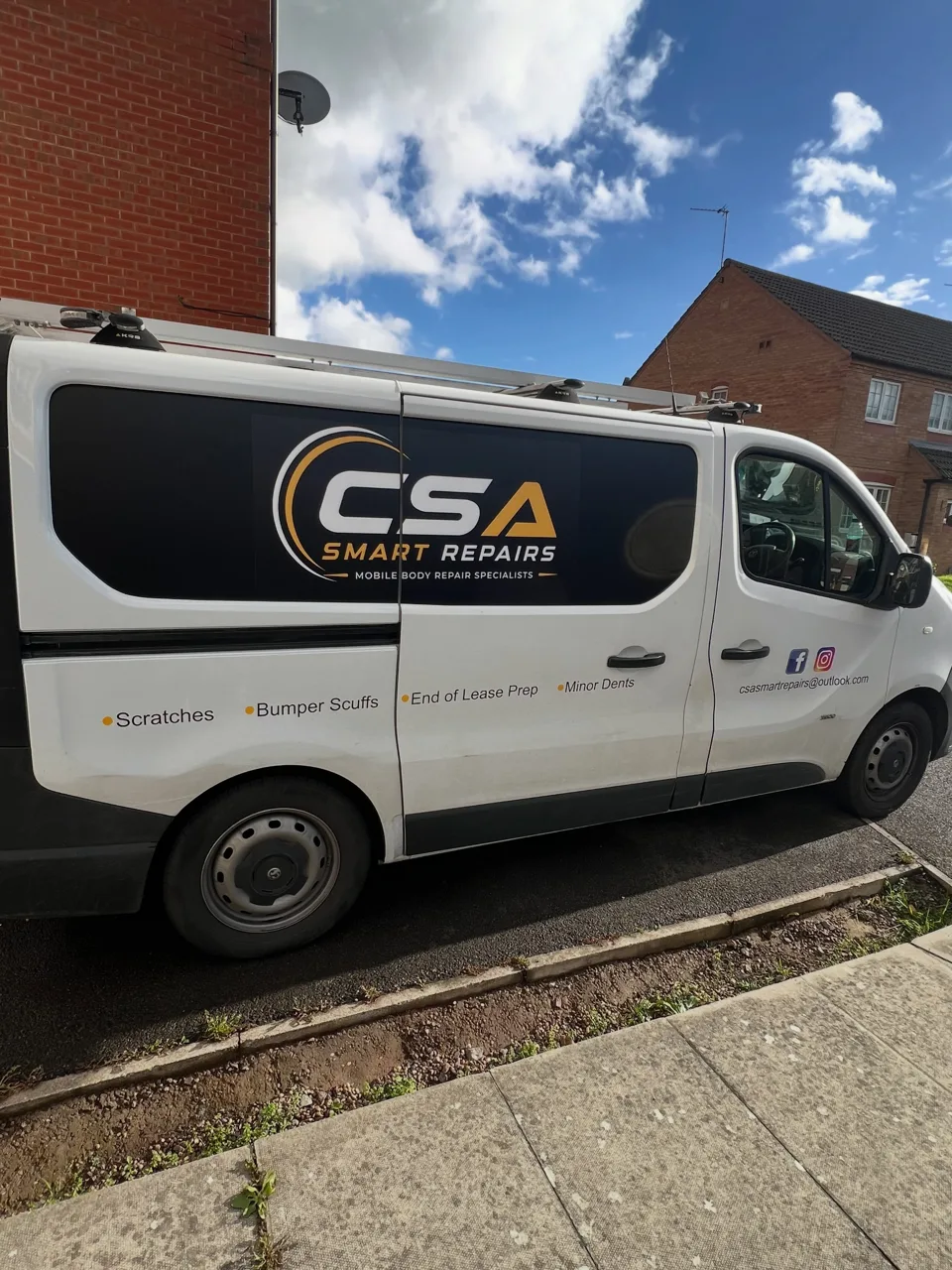 CSA Smart Repairs mobile service van